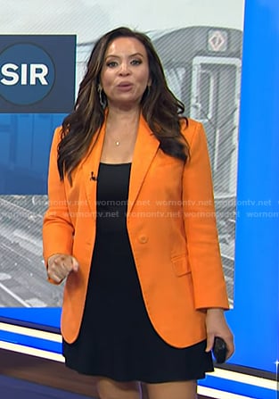 Aelle’s orange blazer on Today