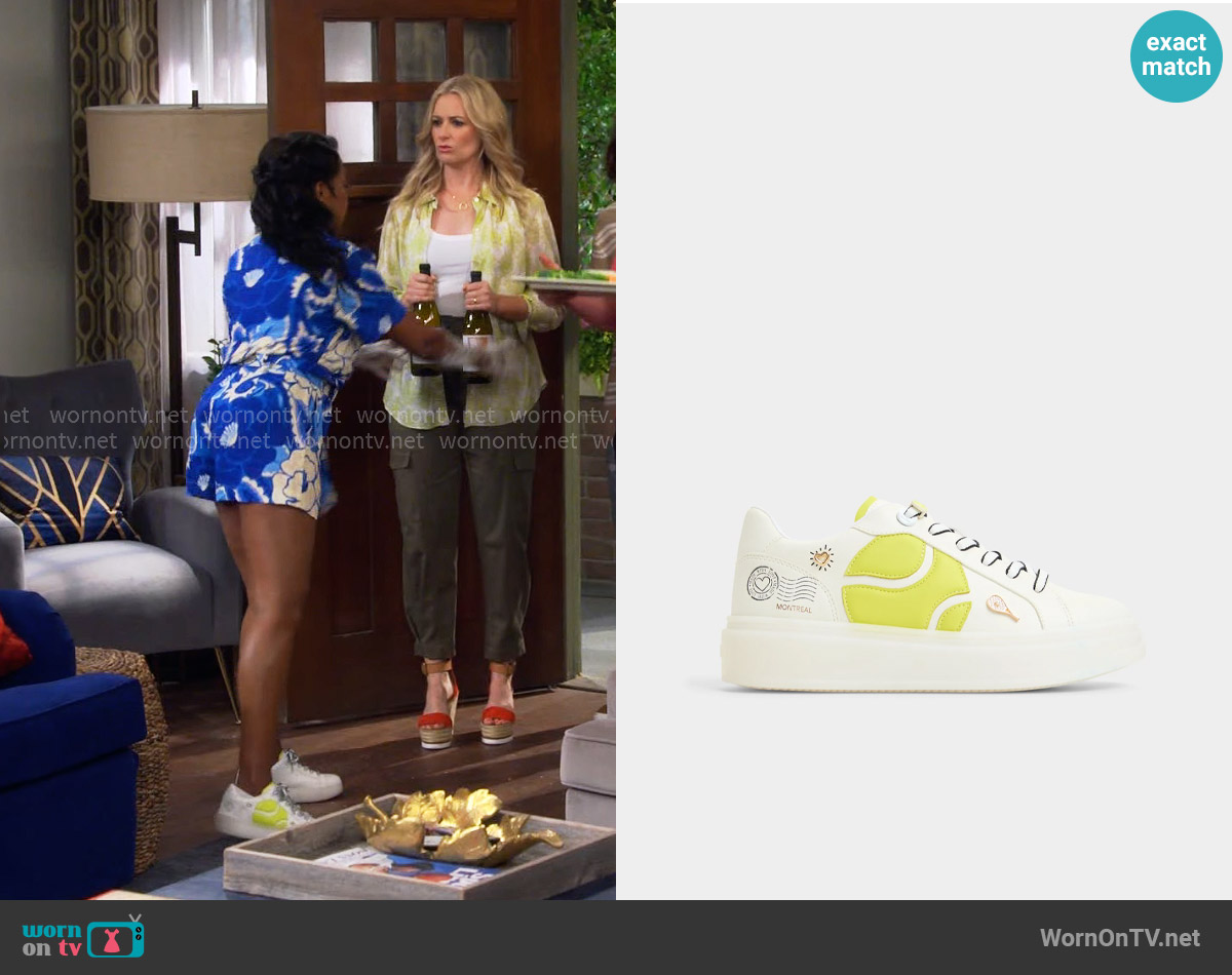 Aldo Clubchamp Sneakers worn by Tina Butler (Tichina Arnold) on The Neighborhood