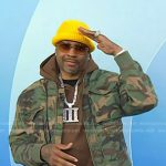 Allen Iverson’s camo jacket and pants on Today