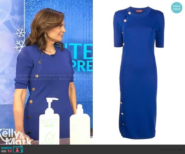 Altuzarra Minamoto Knit Dress worn by Dr Doris Day on Live with Kelly and Mark