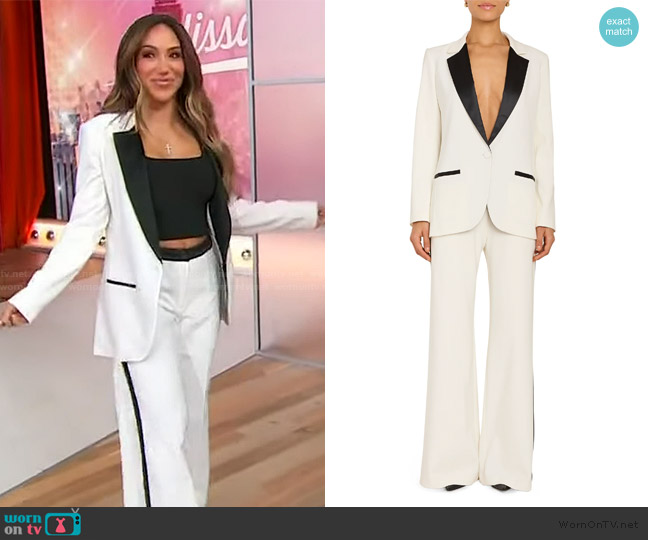 Amanda Uprichard Cavia Blazer worn by Melissa Gorga on Sherri