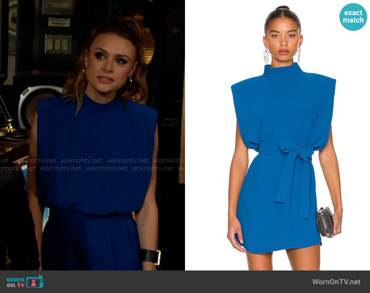 Amanda Uprichard Cleary Dress in Rhapsody worn by Claire Grace (Hayley Erin) on The Young and the Restless