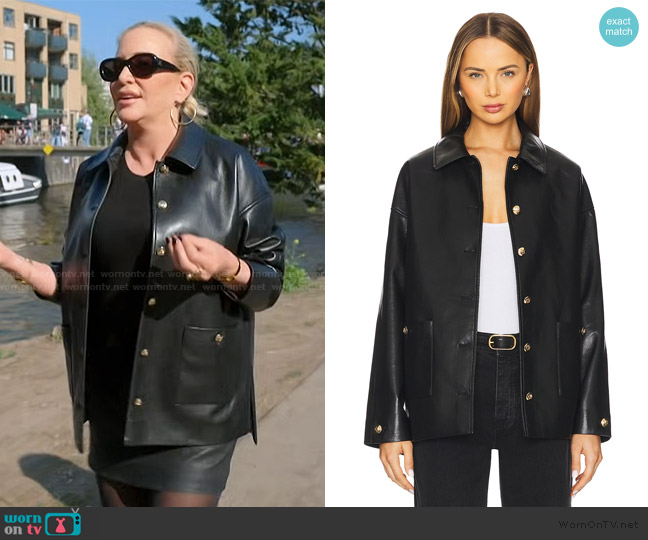 Anine Bing Luca Jacket worn by Shannon Beador on The Real Housewives of Orange County