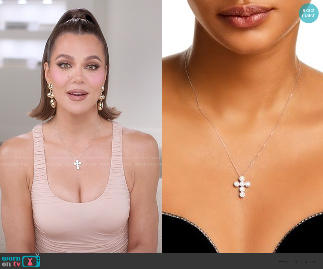 WornOnTV: Khloe's cross necklace on The Kardashians Khloe