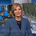Kate’s blue double breasted blazer on NBC News Daily