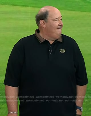 Brian Baumgartner’s black polo on Today