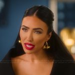 Bre’s gold cherry earrings on Selling Sunset