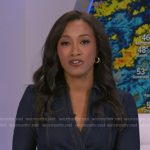 Brittany’s denim wrap dress on Good Morning America