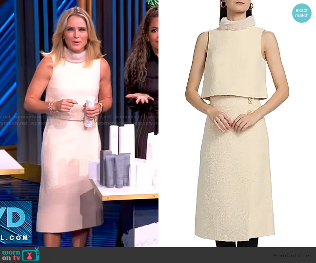 Cara Cara Gina Top worn by Sara Haines on The View
