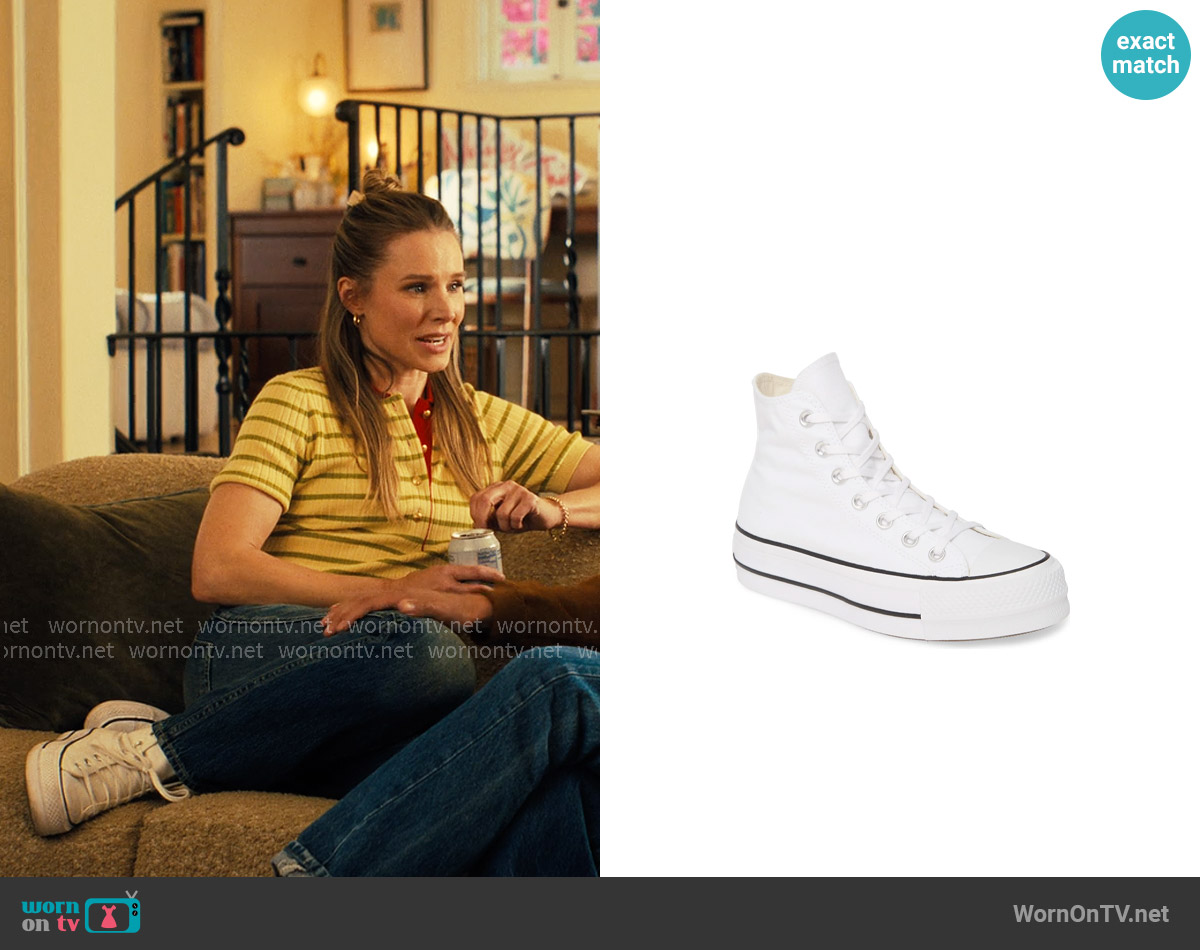 Converse Chuck Taylor® All Star® Lift High Top Platform Sneaker worn by Joanne (Kristen Bell) on Nobody Wants This