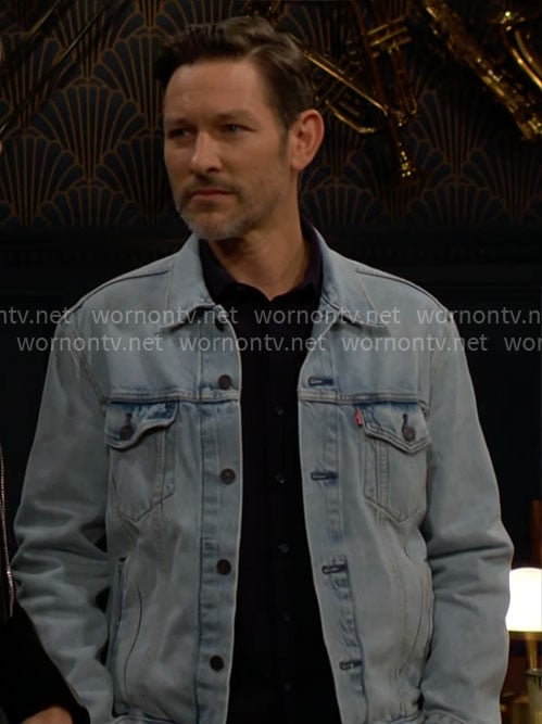 Daniel’s denim jacket on The Young and the Restless