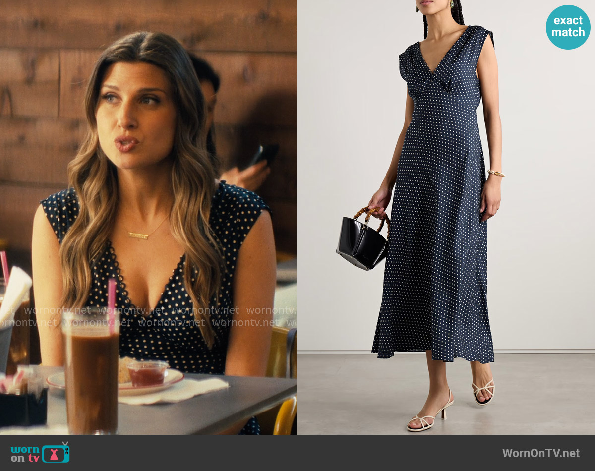 Doen Tahlia Dress worn by Rebecca (Emily Arlook) on Nobody Wants This