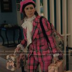 Elsbeth’s pink suitcase on Elsbeth