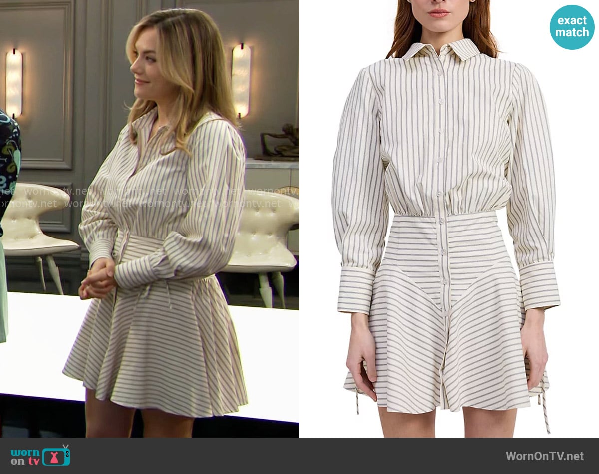 En Saison Azra Mini Dress worn by Hope Logan (Annika Noelle) on The Bold and the Beautiful