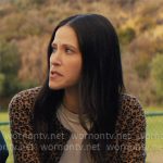 Esther’s leopard print cardigan on Nobody Wants This