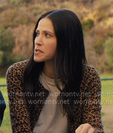 Esther’s leopard print cardigan on Nobody Wants This