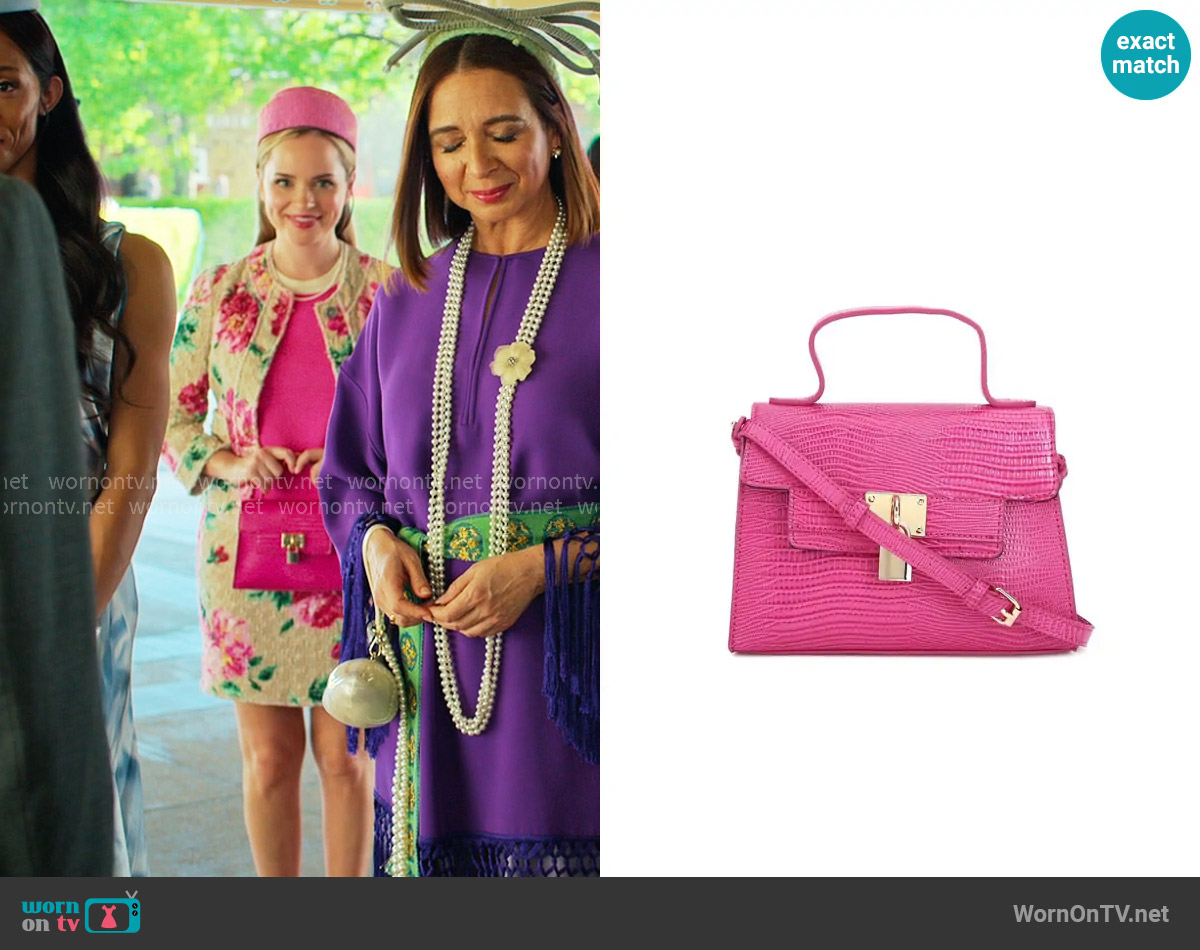 Forever 21 Textured PU Structured Bag worn by Ainsley (Stephanie Styles) on Loot