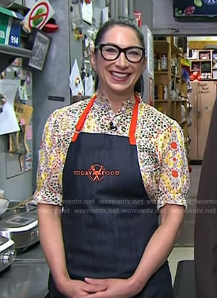 Gesine Bullock-Prado’s floral blouse on Today