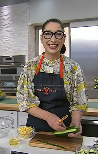 Gesine Bullock-Prado’s print elbow sleeve blouse on Today