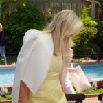 Gina’s yellow mini dress and blazer on The Real Housewives of Orange County