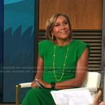 Robin’s green dress on Good Morning America