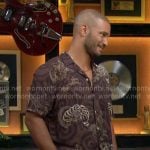 Holden’s dragon print shirt on The Young and the Restless