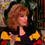 Joy’s striped jacket on The View