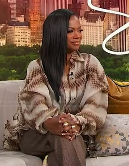 Kandi’s plaid top on Sherri