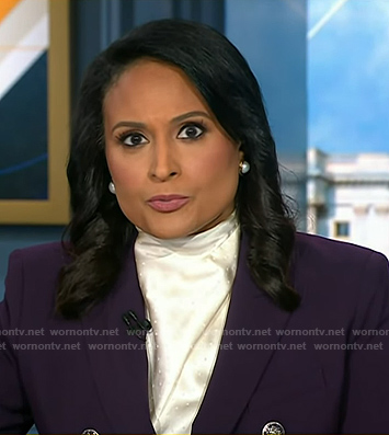 Kristen’s purple blazer on Today