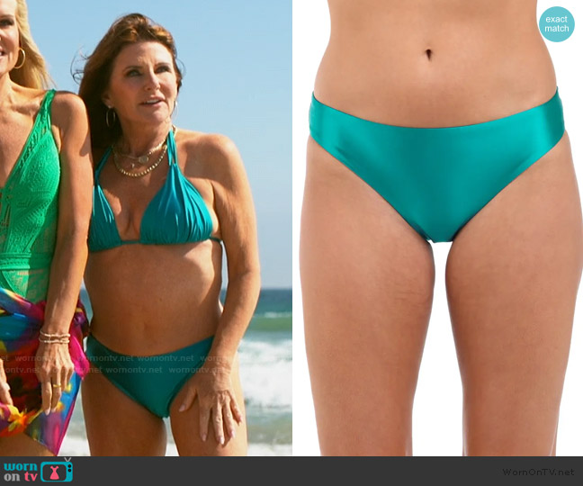 La Blanca Earth Hipster Bikini Bottoms worn by Cindy Angelcyk Cullers on The Golden Bachelor