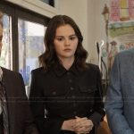 Mabel’s black button down jacket and skirt on Only Murders in the Building