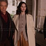Mabel’s check print vest and skirt on Only Murders in the Building