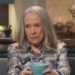 Madeline’s painted print shirt on Matlock