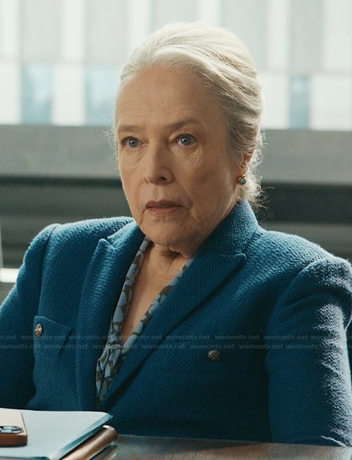 Madeline’s blue jacket on Matlock