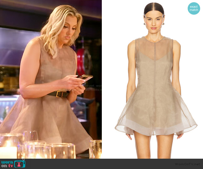 L'Academie by Marianna Blaire Mini Dress worn by Gina Kirschenheiter on The Real Housewives of Orange County