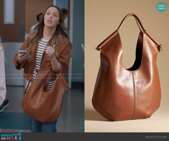 Melie Bianco Tracy Tote worn by Jo Wilson (Camilla Luddington) on Greys Anatomy