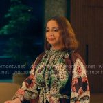 Molly’s long sleeve printed dress on Loot
