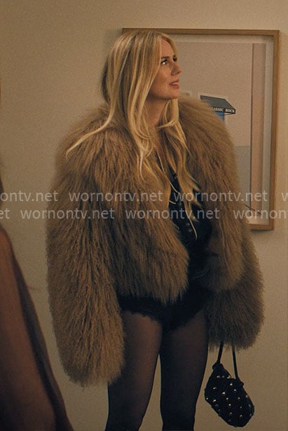 Morgan’s fur jacket on Nobody Wants This