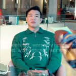 Nicholas’s green vine sweater on Loot