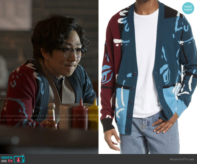 Norstrom x Cristina Martinez Gender-Inclusive Varsity Cardigan worn by Daniel Kim (Tim Jo) on Reasonable Doubt