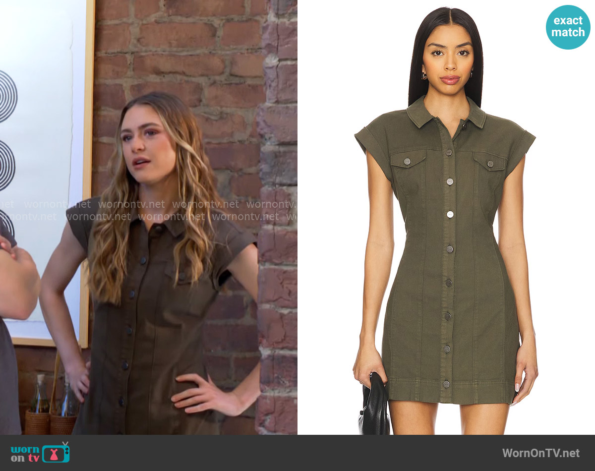 Paige Dekalb Dress worn by Claire Grace (Hayley Erin) on The Young and the Restless