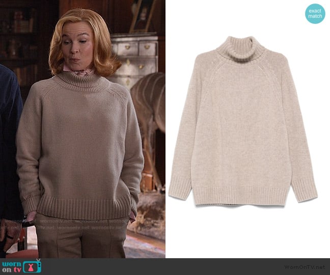 PAROSH Wool Sweater worn by Camila White (Renee Zellweger) on Only Murders in the Building