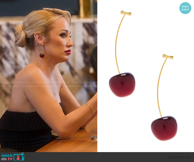 Petit Moments Jardin Earrings worn by Mary Fitzgerald on Selling Sunset