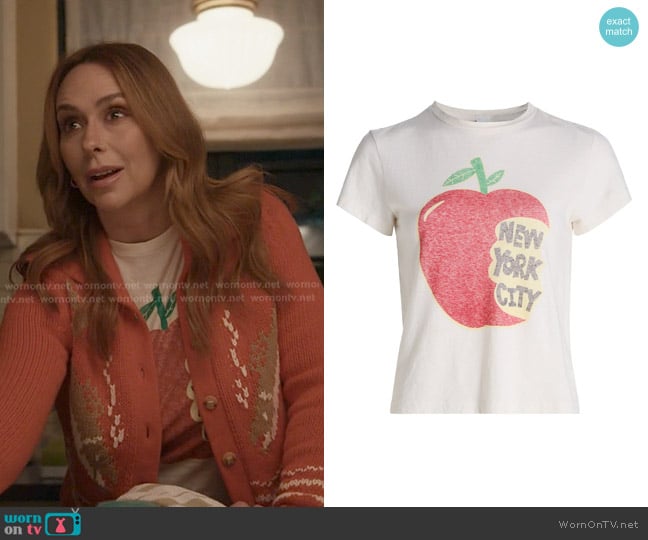 Re/Done NYC Classic Tee worn by Maddie Kendall (Jennifer Love Hewitt) on 9-1-1