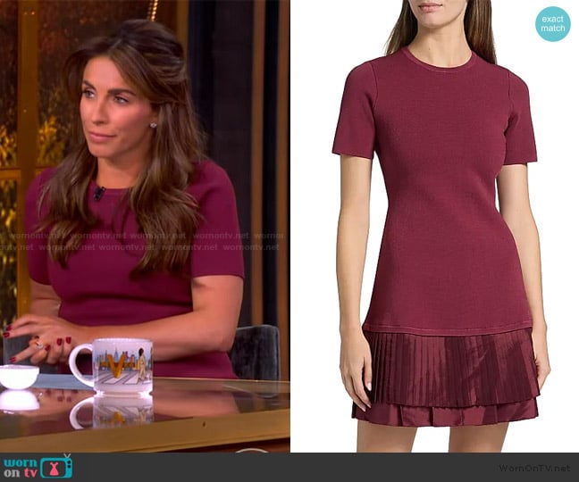 Retrofete Devika Knit Dress worn by Alyssa Farah Griffin on The View