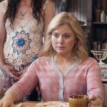 Sam’s red checked cardigan on Ghosts