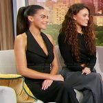 Sarah Jane Nader’s black sleeveless blazer dress on Sherri