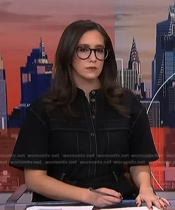 Savannah’s black utility jumpsuit on NBC News Daily