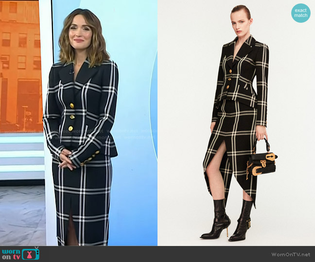 Schiaparelli Basque Jacket worn by Rose Byrne on Today