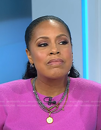 Sheinelle’s layered chain necklace on Today